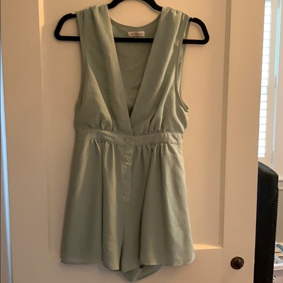 Urban Outfitters Other - Urban Outfitters Green Romper Urban Outfitters Other - Urban Outfitters Green Romper